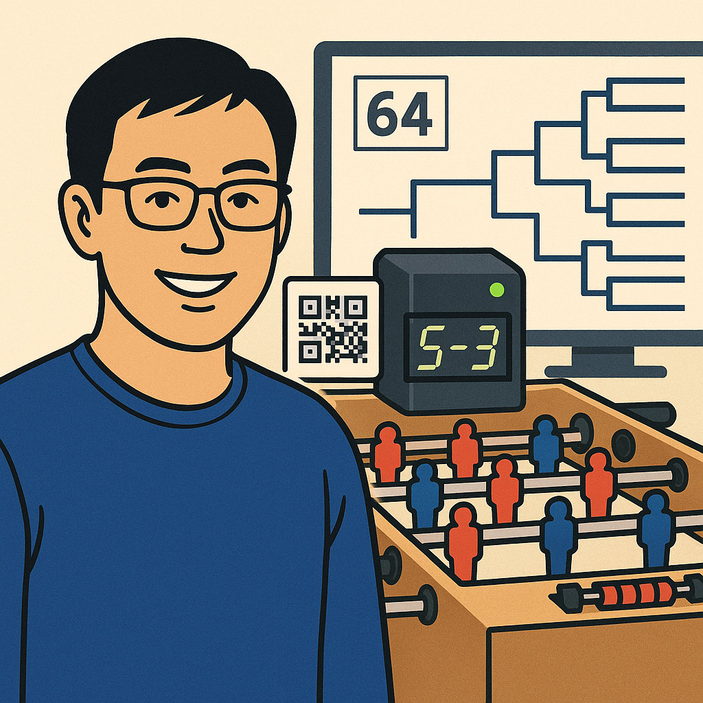 用 AI 把一個想法變成一套完整系統：表哥的「手足球比賽自動化平台」